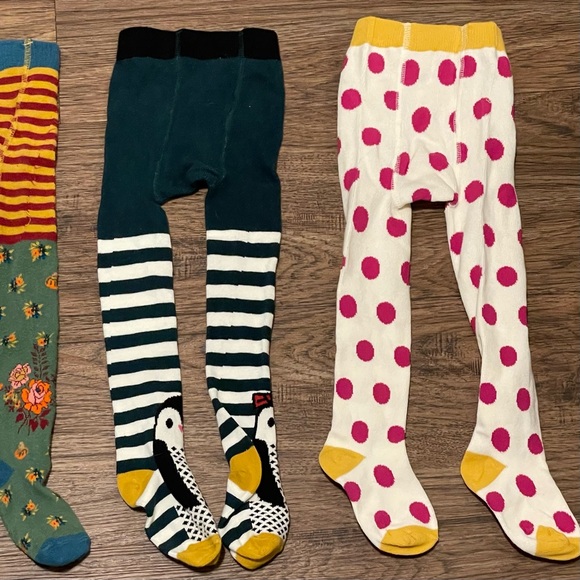 Matilda Jane 5 Pairs of Tights Leggings Multicolor Size 12-24 months - Picture 4 of 9